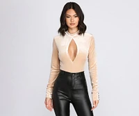That's A Look Velvet Bodysuit