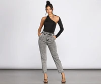 Asymmetric One Shoulder Bodysuit