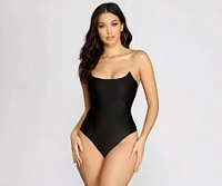 Clearly On Trend Knit Bodysuit