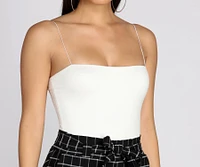 Brushed Knit Basic Bodysuit