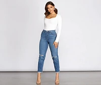 Feeling Myself Ruched Bodysuit