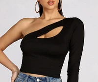 Get Used To Knit Crop Top