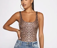 Wild Thing Animal Print Bodysuit