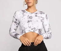 Make A Splash Tie Dye Crop Top