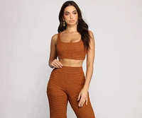 Major Cozy Vibes Cropped Tank