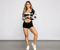 Totally Retro Tie-Dye Crop Top