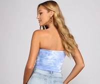 Totally Retro Brushed Knit Tube Top