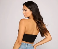 Bold And Glam Cropped Bustier