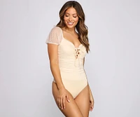 Sweet Intentions Polka Dot Bodysuit