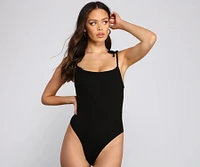 Sealed Basics Ribbed Knit Bodysuit