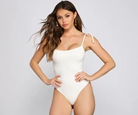 Sealed Basics Ribbed Knit Bodysuit