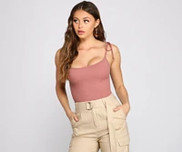 Sealed Basics Ribbed Knit Bodysuit