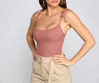 Sealed Basics Ribbed Knit Bodysuit