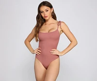 Sealed Basics Ribbed Knit Bodysuit