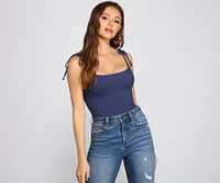 Sealed Basics Ribbed Knit Bodysuit