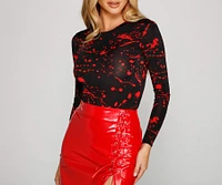 Ghoul And Glam Halloween Bodysuit