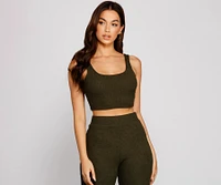 Trendy Textures Sleeveless Knit Tank