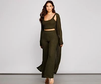 Trendy Textures Sleeveless Knit Tank