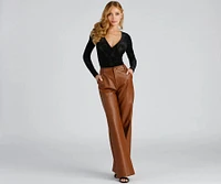 Lookin' Luxe Flocked Velvet Bodysuit