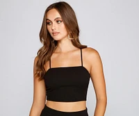 Bring That Knit Crop Top