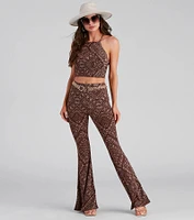 Desert Queen Boho Halter Top