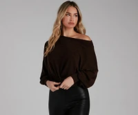 Casually Elevated Off-The-Shoulder Top