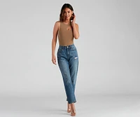 Cut To It High Neck Bodysuit