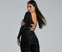Strappy Stunner One-Shoulder Bodysuit