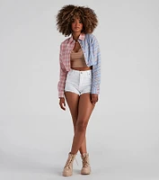 Short Romance Knit Crop Top