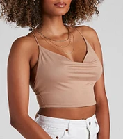 Short Romance Knit Crop Top