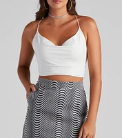 Short Romance Knit Crop Top