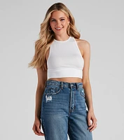 The Basic Crew Racer Top