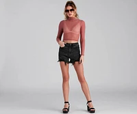 Stunning Sheer Moment Crop Top