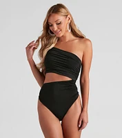 Such A Vibe Ruched Bodysuit