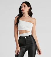Such A Vibe Ruched Bodysuit