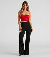 Fantasy Babe Lace-Up Bustier