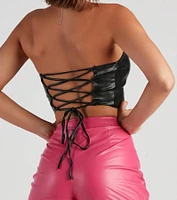 Sleek And Trendy Corset Tube Top