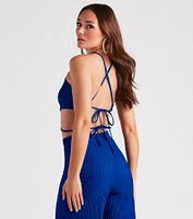 Always Alluring Halter Crop Top