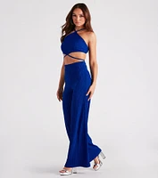 Always Alluring Halter Crop Top