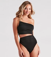 Casual Date Night Cutout Knit Bodysuit