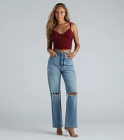 Sweet Like Honey Mesh Bustier Crop Top