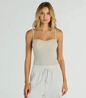 Smooth Silhouette Sweetheart Underwire Bodysuit