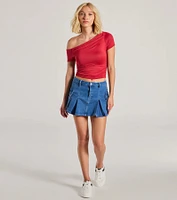 Flawless 'Fit Off-The-Shoulder Smooth Knit Top