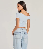 Flawless 'Fit Off-The-Shoulder Smooth Knit Top