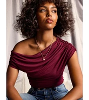 Modern Chic One-Shoulder Crop Top