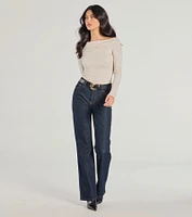 Love To Shine Glitter Long Sleeve Top