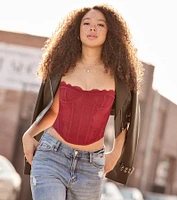 Total Bombshell Lace Corset Top