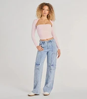 Effortlessly Chic Long Sleeve Ruched Top