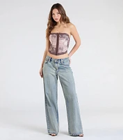 Unmatched Fierceness Leopard Lace Bustier