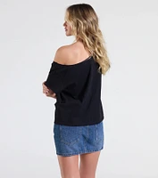 Good Luck Charm Crop Graphic Tee